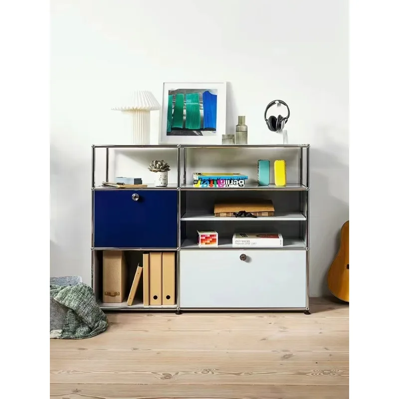 Medieval Bookcase Simple Bauhaus Desk Modular Cabinet Stainless Steel Bucket Cabinet Side Cabinet
Medieval Bookcase Simple Bauhaus Desk Modular Cabinet Stainless Steel Bucket Cabinet Side Cabinet