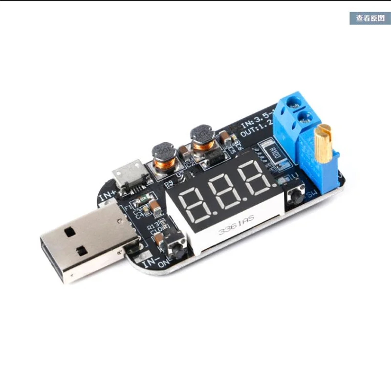 USB Adjustable oltage Regulator Module For 5V to 3.3/9/12/18/24V Voltage And Current Dual Display
USB Adjustable oltage Regulator Module For 5V to 3.3/9/12/18/24V Voltage And Current Dual Display