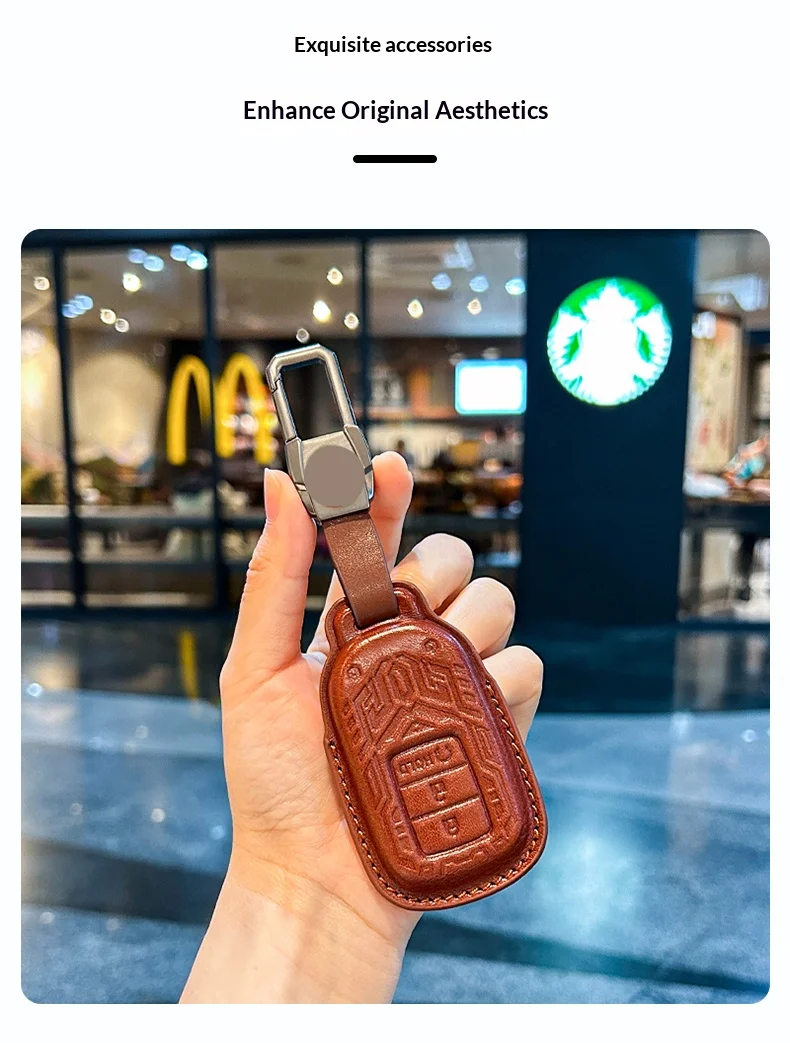 Suitable For Honda Genuine Leather Key Shell Key Decoration Car Interior Car Accessories Key Chain Auto Key Case Popular Item
Suitable For Honda Genuine Leather Key Shell Key Decoration Car Interior Car Accessories Key Chain Auto Key Case Popular Item