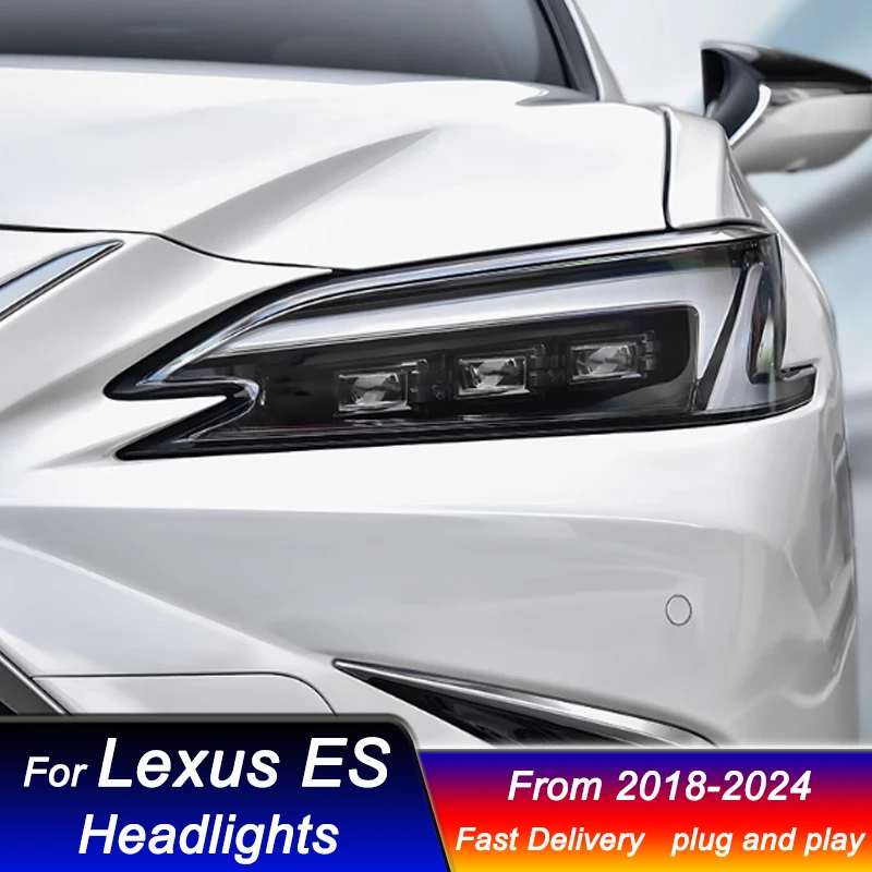 Styling Car Led Headlights For LEXUS ES ES350 ES300 18-23 Upgrade 2025 style Head Lamp DRL Dynamic Signal Front light Assembly 
Styling Car Led Headlights For LEXUS ES ES350 ES300 18-23 Upgrade 2025 style Head Lamp DRL Dynamic Signal Front light Assembly