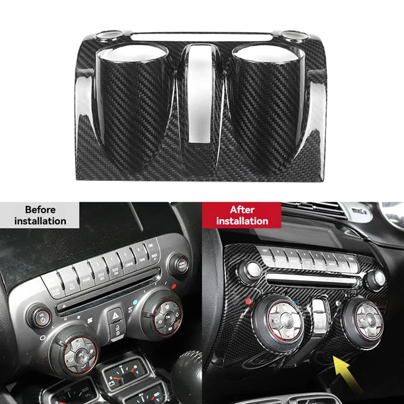Real Carbon Fiber Car Center Console Air Conditioning CD Button Panel Cover Trim Frame For Chevrolet Camaro 2010-2015
Real Carbon Fiber Car Center Console Air Conditioning CD Button Panel Cover Trim Frame For Chevrolet Camaro 2010-2015