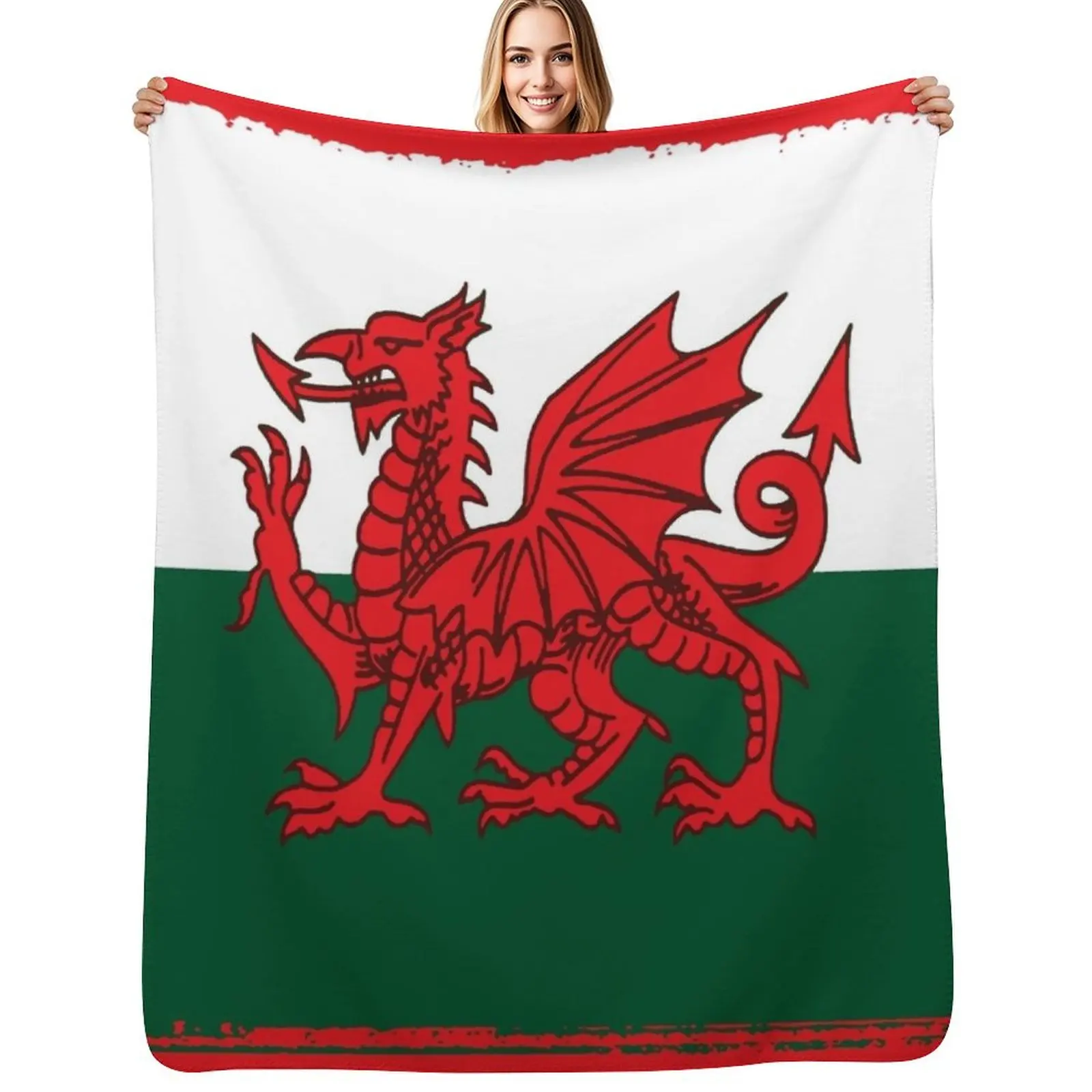 Y Ddraig Goch The Red Dragon Grunge Welsh Flag Throw Blanket Reusable Durable Soft Blanket for All Seasons
Y Ddraig Goch The Red Dragon Grunge Welsh Flag Throw Blanket Reusable Durable Soft Blanket for All Seasons