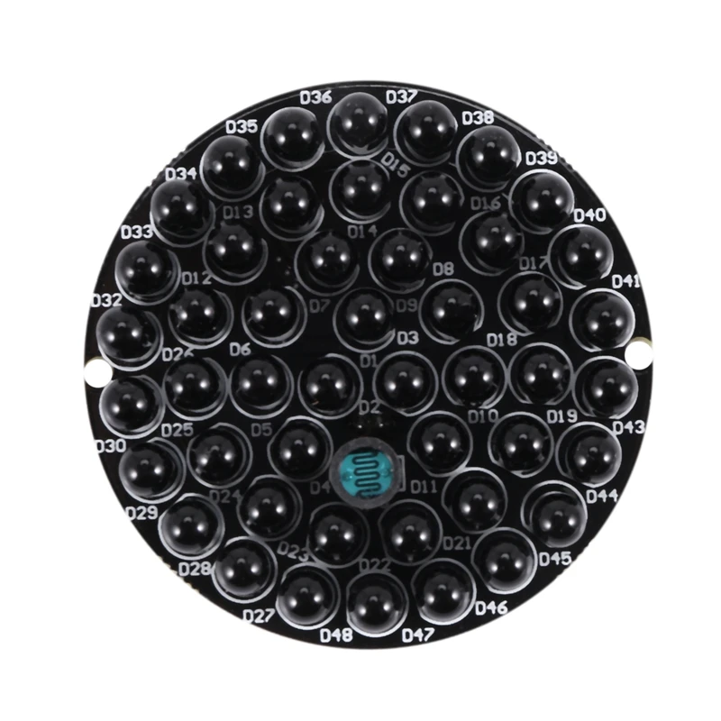 IR Infrared LED Board 940nm 48pcs IR LEDs Invisible at night No exposure Light Board for IR Illuminator CCTV Accessories
IR Infrared LED Board 940nm 48pcs IR LEDs Invisible at night No exposure Light Board for IR Illuminator CCTV Accessories
