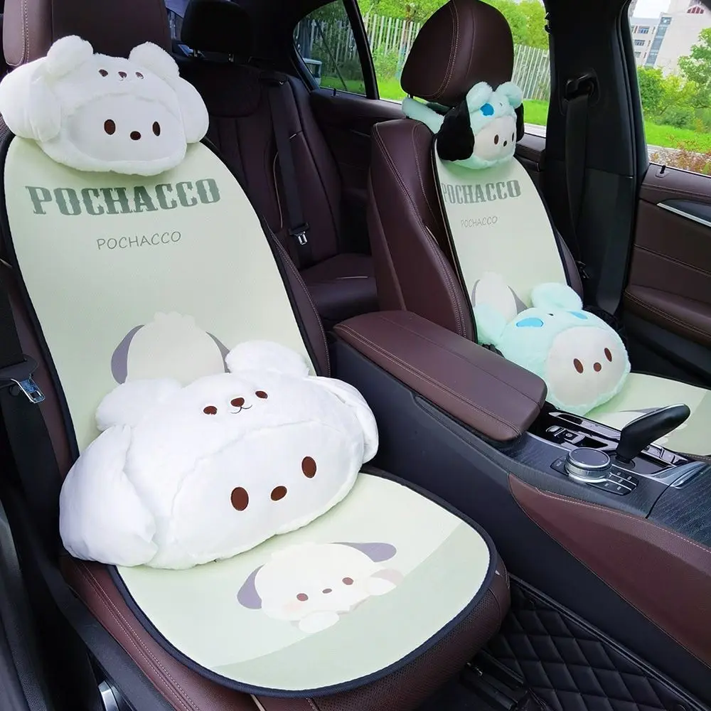 Kawaii подушка для автомобильного сиденья, подушка для шеи, поясная подушка, защитная подушка для сиденья Sanrio, мультяшная подушка Pochacco, аксессуары для украшения автомобиля
Kawaii подушка для автомобильного сиденья, подушка для шеи, поясная подушка, защитная подушка для сиденья Sanrio, мультяшная подушка Pochacco, аксессуары для украшения автомобиля