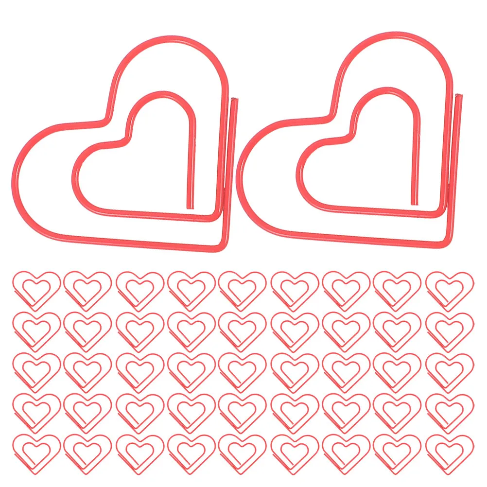 100Pcs Heart-Shaped Paper Clips Red Metal Cute Clips for Office Journals Scrapbooking Creative DIY Projects Metal Paper Clip
100Pcs Heart-Shaped Paper Clips Red Metal Cute Clips for Office Journals Scrapbooking Creative DIY Projects Metal Paper Clip