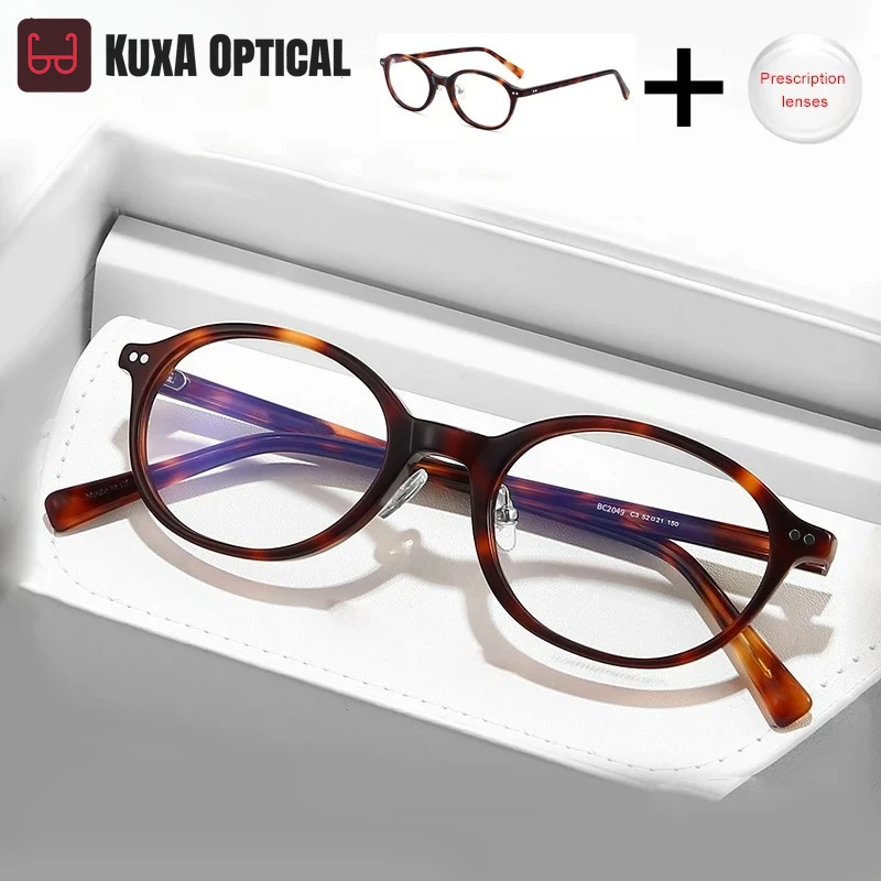 KUXA Women Acetate Optics Glasses Prescription With Recipe Lenses Progressive Myopia Eyewear Reading Anti Blue Light Eyeglasses
KUXA Women Acetate Optics Glasses Prescription With Recipe Lenses Progressive Myopia Eyewear Reading Anti Blue Light Eyeglasses