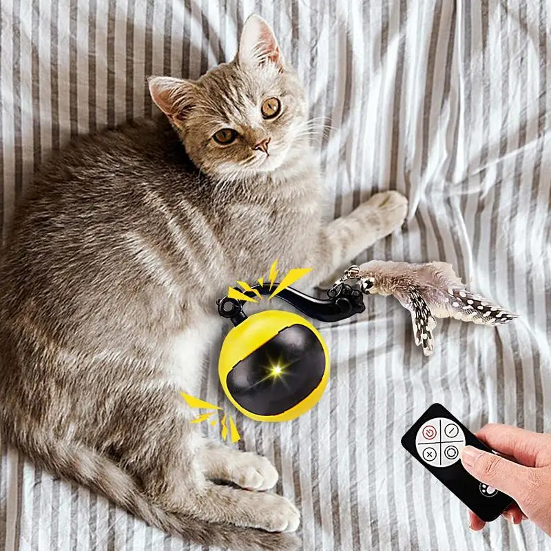 Rolling Cat Toy Power Ball Cat Toy With Feather Tails Moving Cat Toy With LED Light And Sound Cat Exercise Toys Hunting Cat Toy
Rolling Cat Toy Power Ball Cat Toy With Feather Tails Moving Cat Toy With LED Light And Sound Cat Exercise Toys Hunting Cat Toy