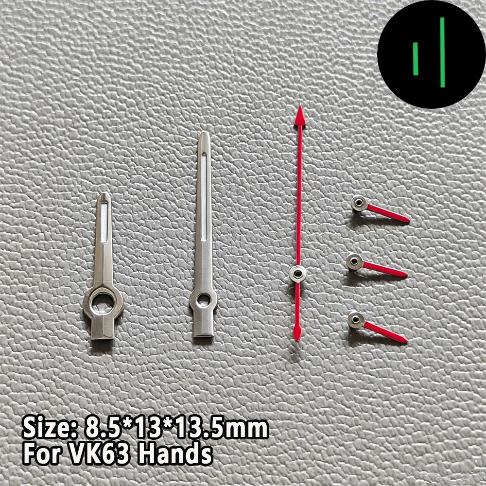 For VK63 Watch Hand 13.5mm VK63 Hands C3 Green Luminous Watch Accessories Hands For VK 63 Quartz Movement Men‘s Watches Parts
For VK63 Watch Hand 13.5mm VK63 Hands C3 Green Luminous Watch Accessories Hands For VK 63 Quartz Movement Men‘s Watches Parts