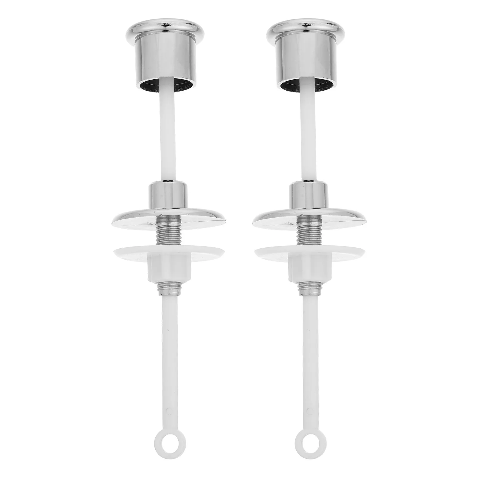 2Pcs Toilet Flush Pull Button Metal Classic Design Easy Operation for Bathroom Replacement Flush Lever Kit Water Saving Tank
2Pcs Toilet Flush Pull Button Metal Classic Design Easy Operation for Bathroom Replacement Flush Lever Kit Water Saving Tank