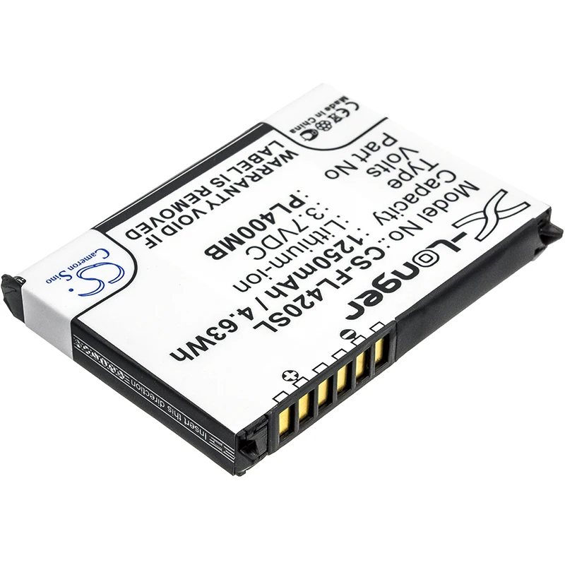 Li-ion PDA, Pocket PC Battery for Pharos, 3.7V, 1250mAh, Compatible Models: PTL535, PTL535e, PTL535P, PTL535PB, PTL535v, PZX65
Li-ion PDA, Pocket PC Battery for Pharos, 3.7V, 1250mAh, Compatible Models: PTL535, PTL535e, PTL535P, PTL535PB, PTL535v, PZX65