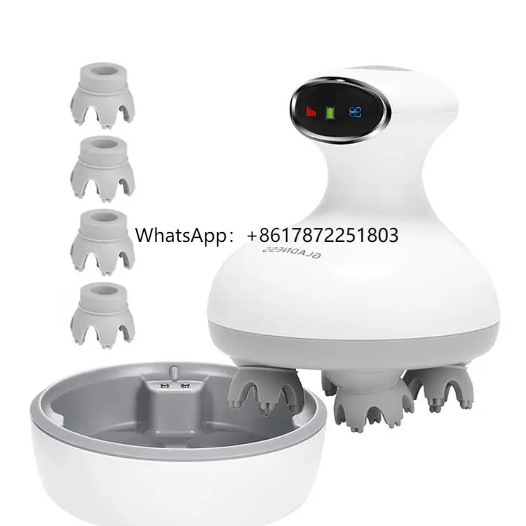 Top Quality Scalp Waterproof Four-wheel Rotary Professional Head Massager
Top Quality Scalp Waterproof Four-wheel Rotary Professional Head Massager