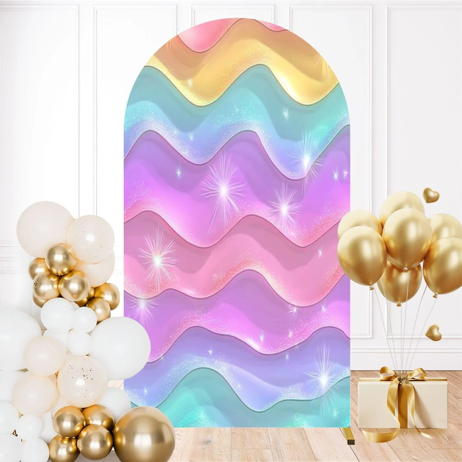 Свадебная арка, чехол для фона, волнистая полосатая радужная текстура, сверкающий волшебный фон с круглым верхом, чехлы-подставки на день рождения
Свадебная арка, чехол для фона, волнистая полосатая радужная текстура, сверкающий волшебный фон с круглым верхом, чехлы-подставки на день рождения