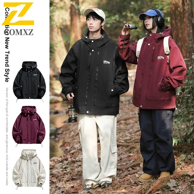 COMXZ 2025 Men Public Version Color Block Windbreaker Jacket Spring Summer Hooded Flight Casual Coat Trendy Street Style
COMXZ 2025 Men Public Version Color Block Windbreaker Jacket Spring Summer Hooded Flight Casual Coat Trendy Street Style