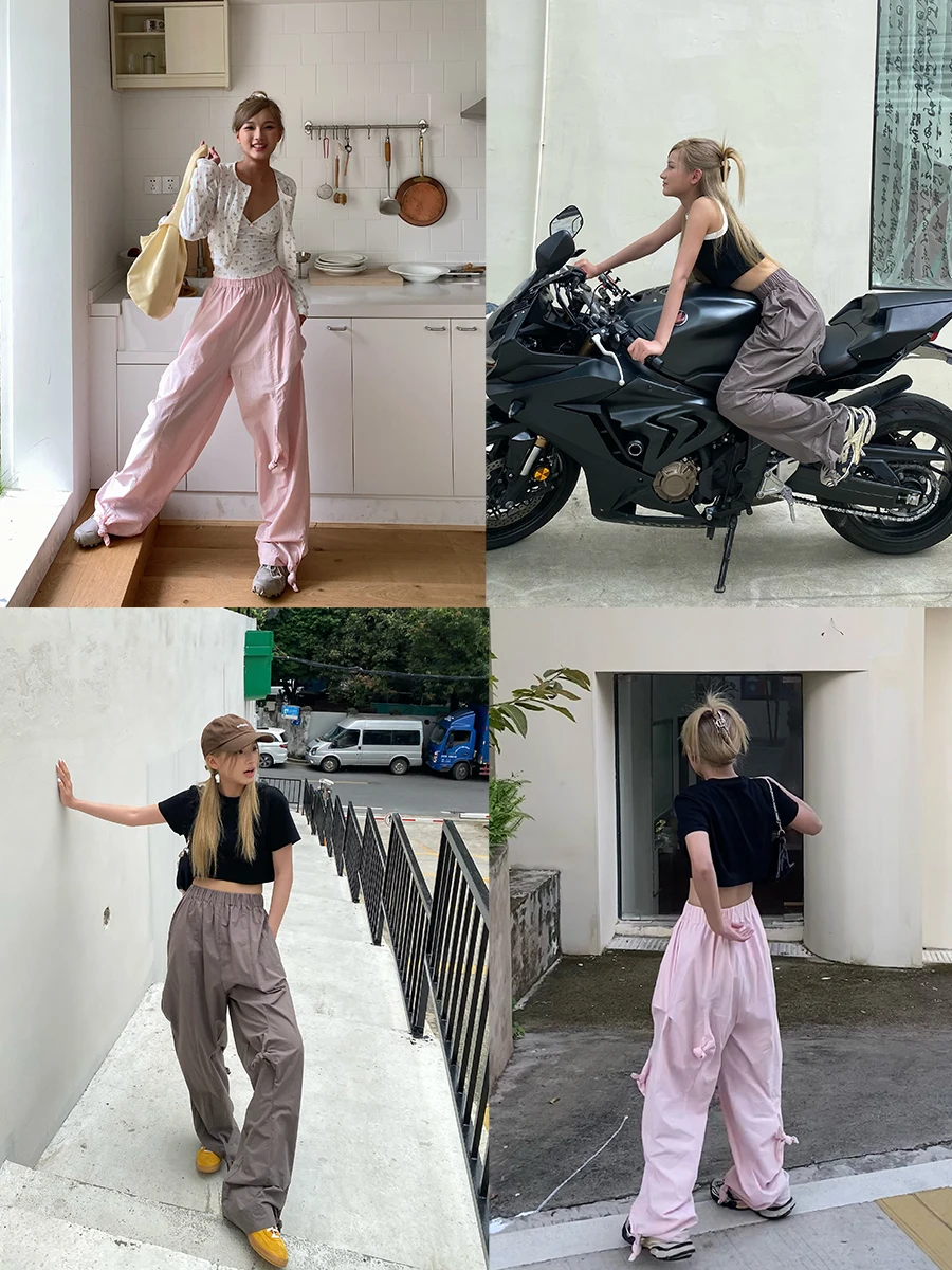 Женские повседневные брюки Eoslamode свободного кроя с широкими штанинами, удобные, стильные, в двух цветах, для работы и повседневной носки, с завышенной талией
Женские повседневные брюки Eoslamode свободного кроя с широкими штанинами, удобные, стильные, в двух цветах, для работы и повседневной носки, с завышенной талией