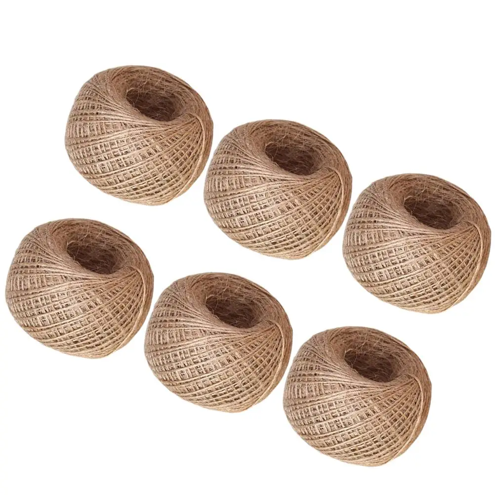 6 Pcs Decorative Rope Craft Jute Twine Soft Durable Scrapbooking Sewing Gardening Projects Lightweight Thickness Festive
6 Pcs Decorative Rope Craft Jute Twine Soft Durable Scrapbooking Sewing Gardening Projects Lightweight Thickness Festive