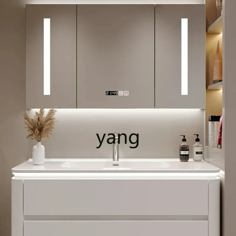 LH White Bathroom Cabinet Combination Floor Type Arc Ceramic Whole Washbin Wash Basin Washbasin Cabinet
LH White Bathroom Cabinet Combination Floor Type Arc Ceramic Whole Washbin Wash Basin Washbasin Cabinet