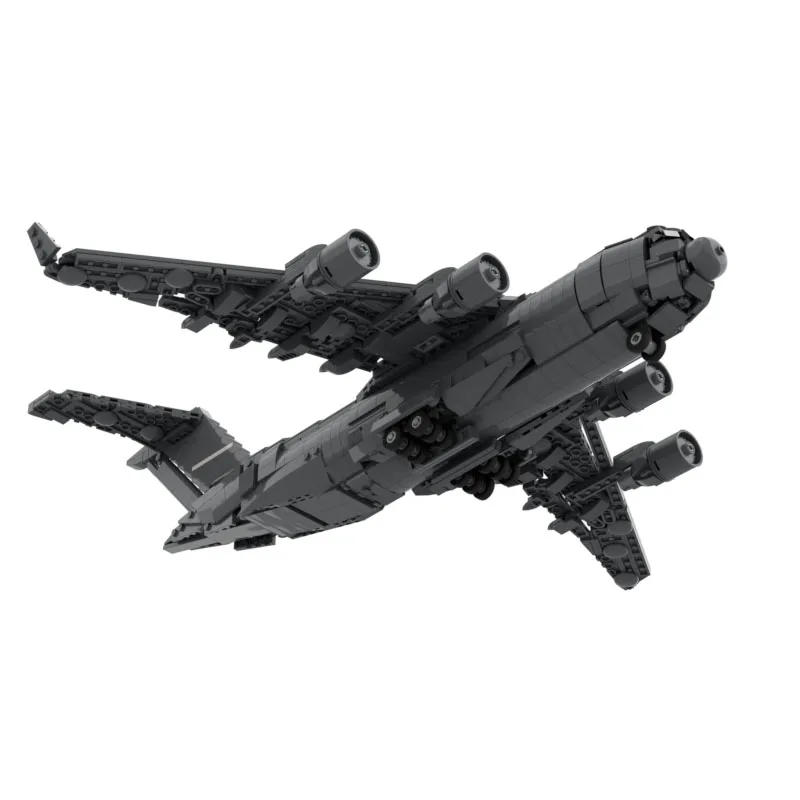 Новый конструктор MOC «Самолет-транспортер C-17 Globemaster III» (1303 детали), модель военного самолета, игрушка для сборки, подарок для детей и взрослых
Новый конструктор MOC «Самолет-транспортер C-17 Globemaster III» (1303 детали), модель военного самолета, игрушка для сборки, подарок для детей и взрослых