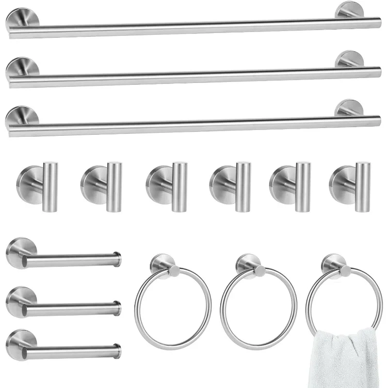 Towel bar Set Include 24 inch Bathroom Towel bar, Bathroom Towel Rack,Towel Ring,
Towel bar Set Include 24 inch Bathroom Towel bar, Bathroom Towel Rack,Towel Ring,
