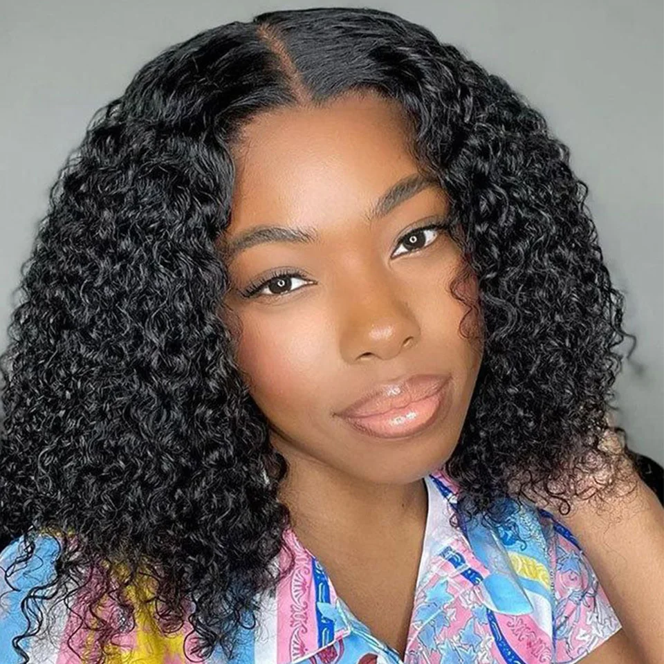 Curly Bob Human Hair Wigs For Women 13X6X1 Lace Front Wigs Short Real Brazilian Hair Wigs Deep Curly Ready To Wear Lace Wigs
Curly Bob Human Hair Wigs For Women 13X6X1 Lace Front Wigs Short Real Brazilian Hair Wigs Deep Curly Ready To Wear Lace Wigs