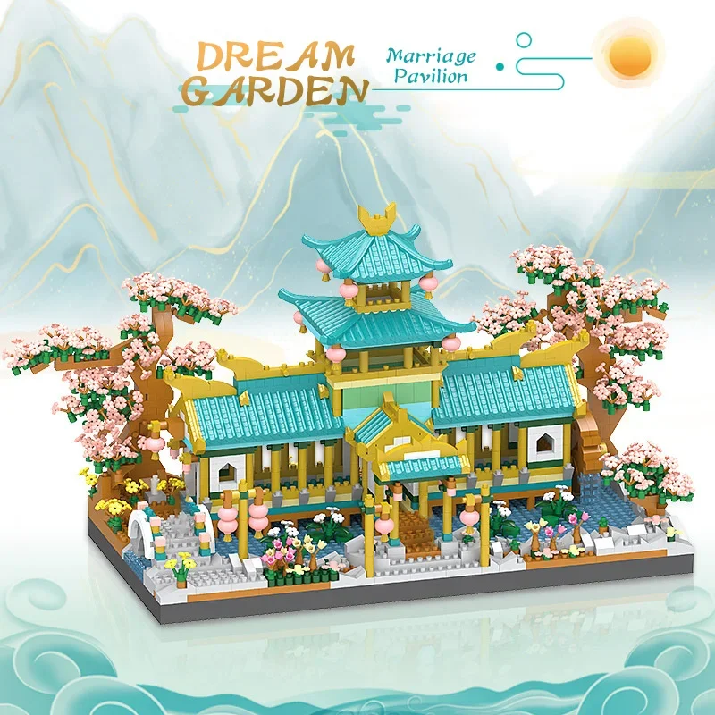 2350pc Chinese Marriage Pavilion Building Blocks Tree House Flower Diamond Architecture Assemble Brick Kids Toys Christmas Gifts
2350pc Chinese Marriage Pavilion Building Blocks Tree House Flower Diamond Architecture Assemble Brick Kids Toys Christmas Gifts