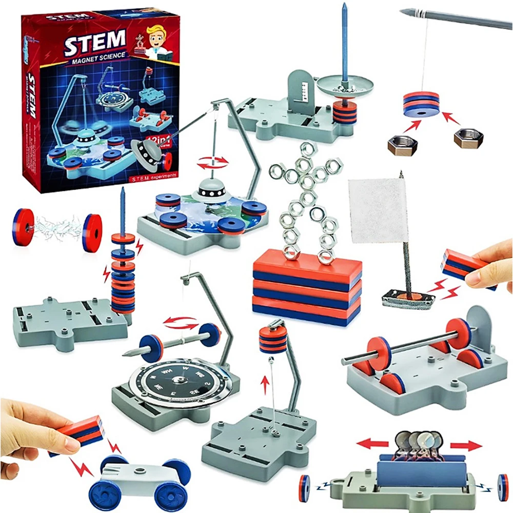 12in1 STEM Physics Kit for Teens Anti-Gravity Magnetic Levitation Science Toy Set - Birthday & Eid Gift Educational Magnetic Toy
12in1 STEM Physics Kit for Teens Anti-Gravity Magnetic Levitation Science Toy Set - Birthday & Eid Gift Educational Magnetic Toy