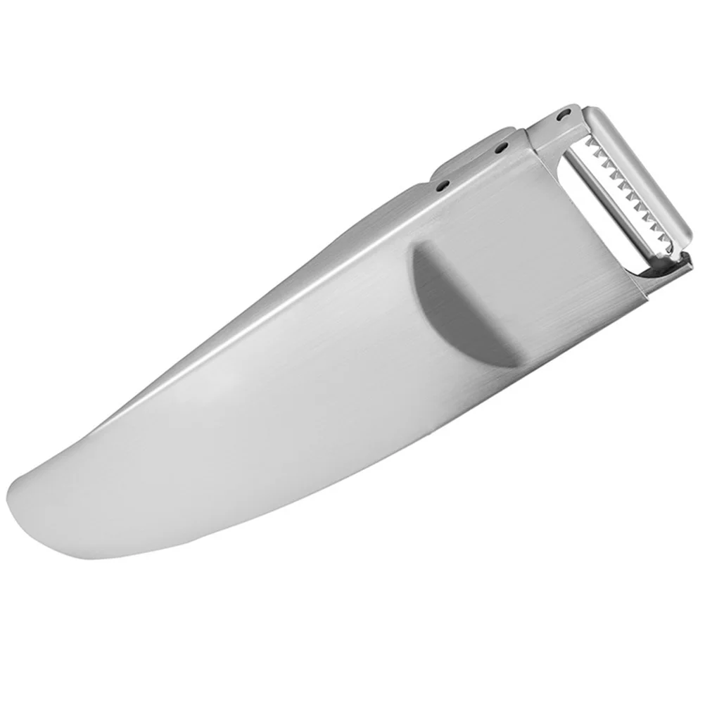 Double Headed Stainless Steel Peeler Potato Cucumber Vegetable Fruit Kitchen Tool 430 Material ergonomic Design Right Left
Double Headed Stainless Steel Peeler Potato Cucumber Vegetable Fruit Kitchen Tool 430 Material ergonomic Design Right Left