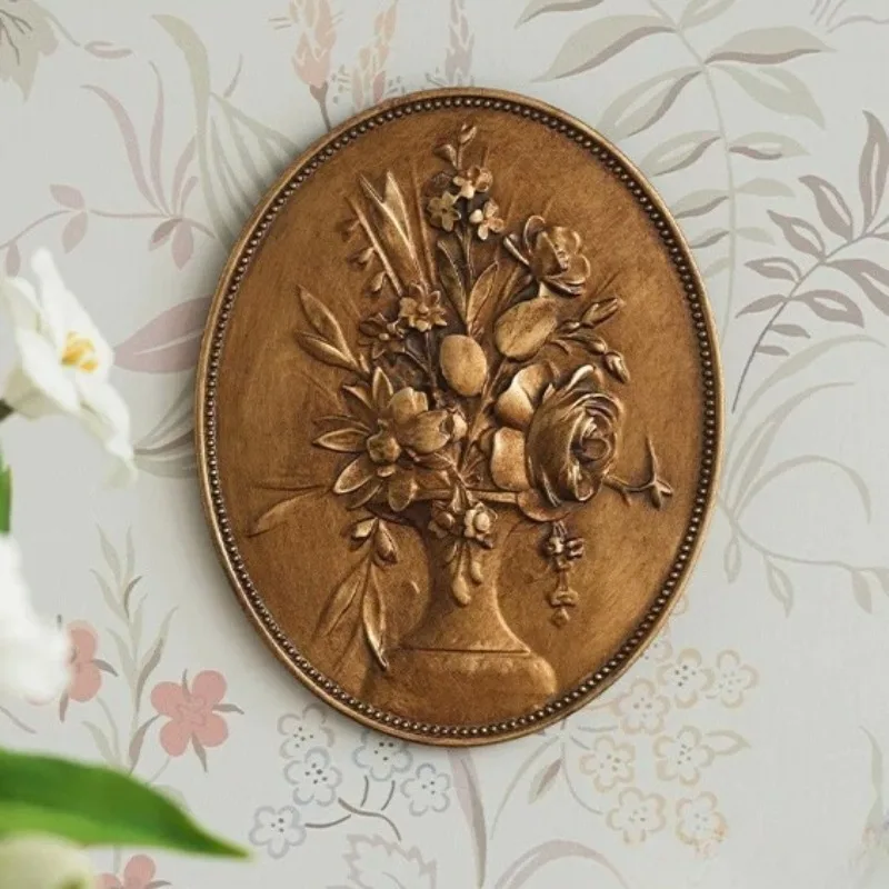 Decorative Resin Wall Accents Baroque Retro Relief Wall Accents Palace Style 3D Carved Modern Living Room Decoration Crafts
Decorative Resin Wall Accents Baroque Retro Relief Wall Accents Palace Style 3D Carved Modern Living Room Decoration Crafts