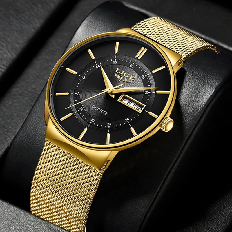 LIGE 2022 Fashion Watch Men Stainless Steel Top Brand Luxury Waterproof Quartz Watch Casual Sport Ultra Thin Date Clock Male+BOX
LIGE 2022 Fashion Watch Men Stainless Steel Top Brand Luxury Waterproof Quartz Watch Casual Sport Ultra Thin Date Clock Male+BOX