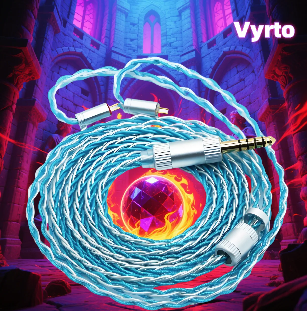 Vyrto-74 IEM Cable Blue Silver Mixed Silver Foil Wire HIFi Cable,Suitable For A2DC/MMCX/IE80/2Pin 0.78/IMseries/KZ-QDC/TFZ
Vyrto-74 IEM Cable Blue Silver Mixed Silver Foil Wire HIFi Cable,Suitable For A2DC/MMCX/IE80/2Pin 0.78/IMseries/KZ-QDC/TFZ