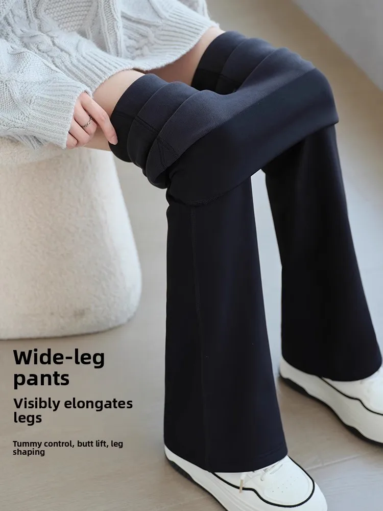 Thickened Fleece Yoga Pants Women's Autumn Winter Bell Bottom Trousers Shaping Tightening Abdomen Enhancing Hip Pants
Thickened Fleece Yoga Pants Women's Autumn Winter Bell Bottom Trousers Shaping Tightening Abdomen Enhancing Hip Pants