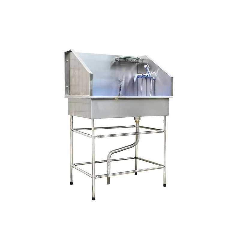 Commercial Pet Grooming Bath Tub Stainless Steel Dog Washing Sink for Pet Salons and Clinics
Commercial Pet Grooming Bath Tub Stainless Steel Dog Washing Sink for Pet Salons and Clinics