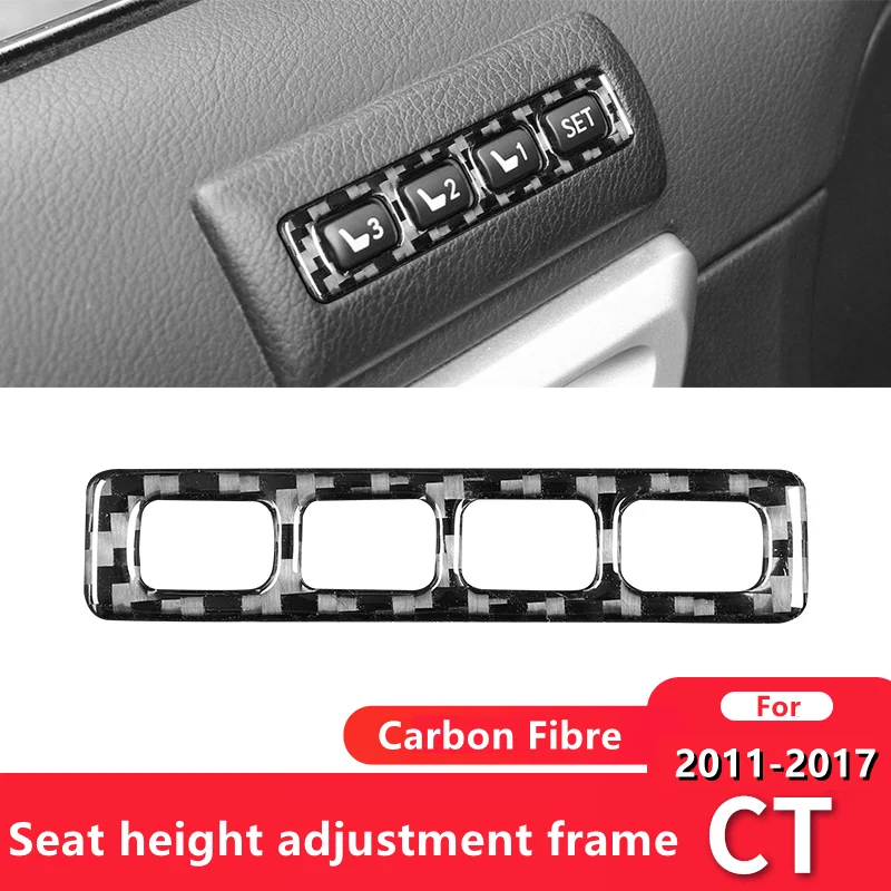 for Lexus CT 2011-2017 Car Seat Adjustment Panel Trim Sticker Decoration Cover Car Interior Accessories
for Lexus CT 2011-2017 Car Seat Adjustment Panel Trim Sticker Decoration Cover Car Interior Accessories