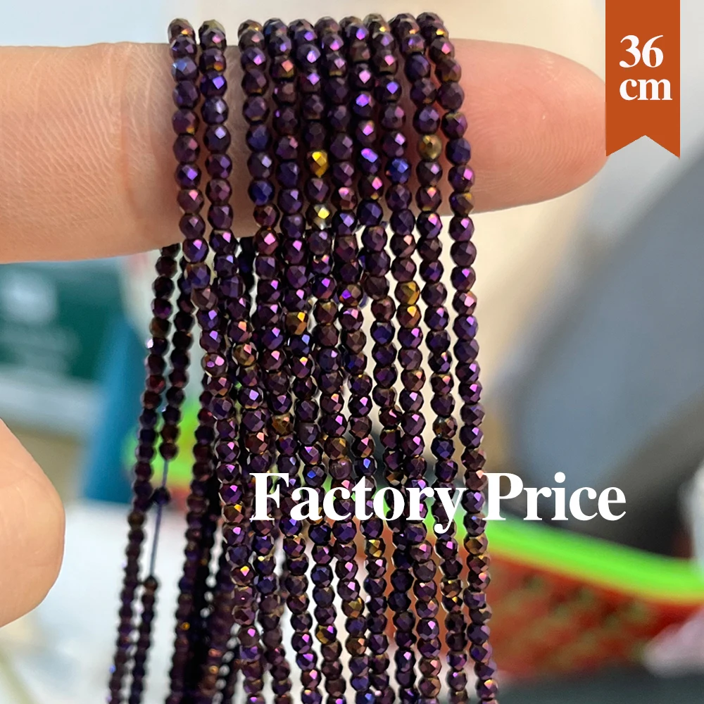 10 Strands Plating Color Natural Purple Spinals Stone Bead Faceted Small Stone Loose Beaded for Making DIY Jewelry Necklace
10 Strands Plating Color Natural Purple Spinals Stone Bead Faceted Small Stone Loose Beaded for Making DIY Jewelry Necklace