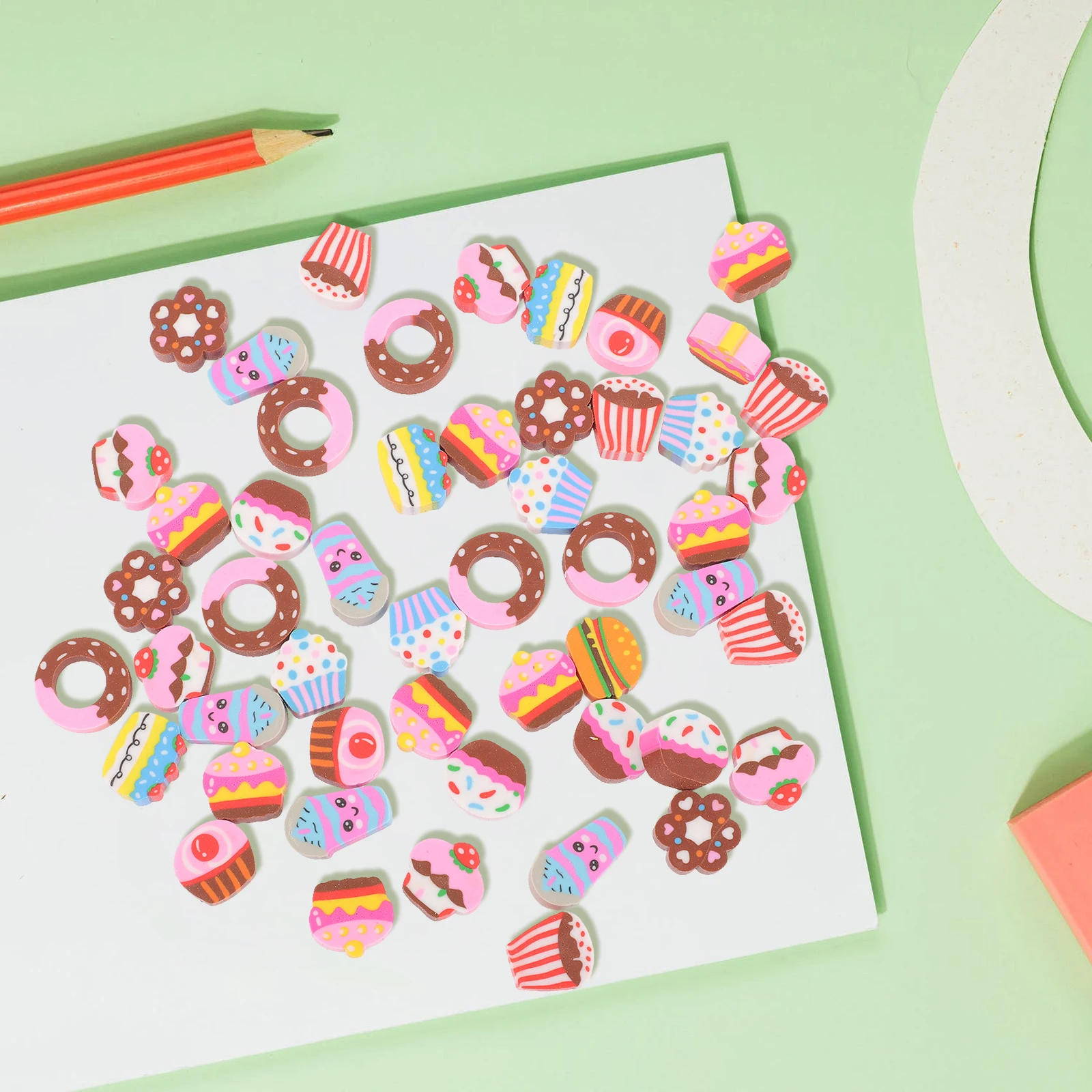 Adorable Cartoon Erasers Kids Stationery Small Erasers Fun Study Gift Fruit Animal Cake Design For Students Children Office
Adorable Cartoon Erasers Kids Stationery Small Erasers Fun Study Gift Fruit Animal Cake Design For Students Children Office