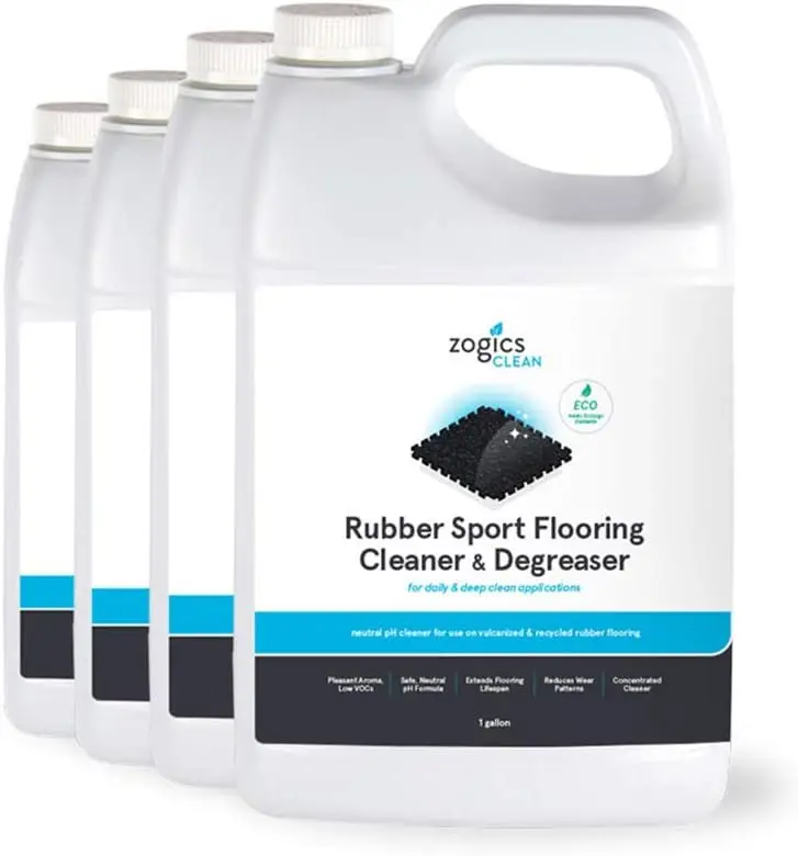 Rubber Flooring Cleaner and Degreaser Concentrate – Heavy Duty, Biodegradable, Non Toxic, for Rubber Floors and Mats, 4
Rubber Flooring Cleaner and Degreaser Concentrate – Heavy Duty, Biodegradable, Non Toxic, for Rubber Floors and Mats, 4