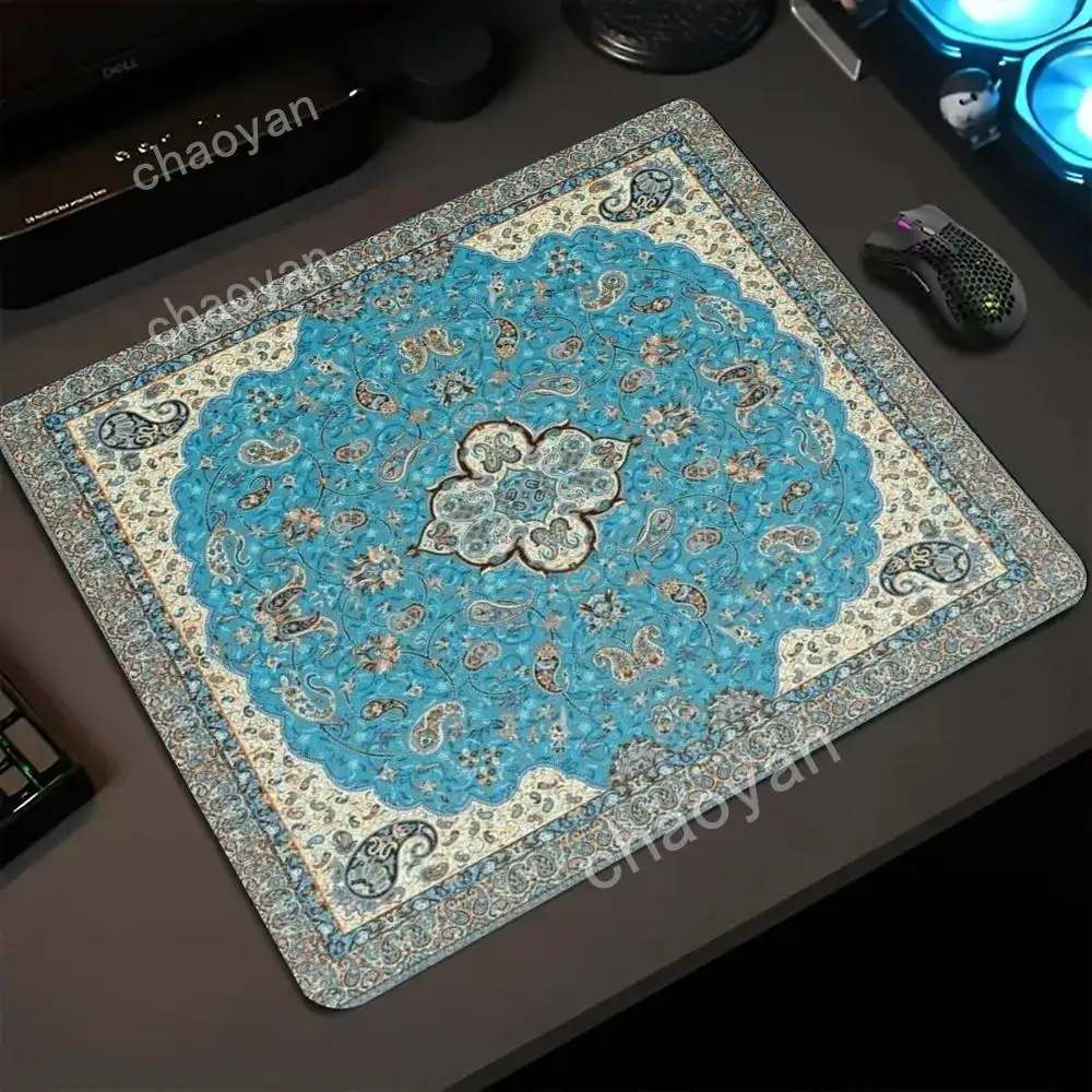 Persian Carpet Computer Laptop Mouse Pads Mysterious Decorative Desk Mats Washable Non-Slip Rubber Base with Precision Lock Edge
Persian Carpet Computer Laptop Mouse Pads Mysterious Decorative Desk Mats Washable Non-Slip Rubber Base with Precision Lock Edge