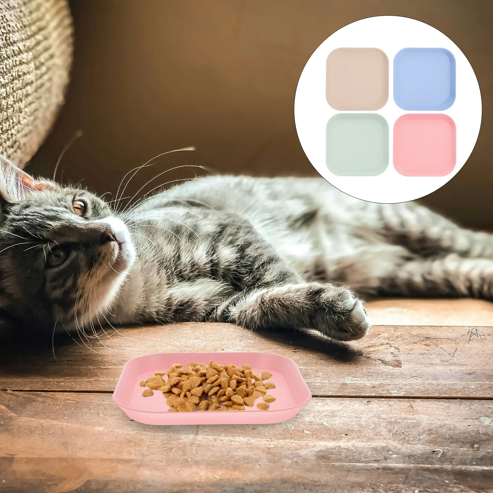 4Pcs Cat Food Plates Comfortable Eating Bowls Small Cats Short Legs Anti Fatigue Pet Dishes Indoor Outdoor Use
4Pcs Cat Food Plates Comfortable Eating Bowls Small Cats Short Legs Anti Fatigue Pet Dishes Indoor Outdoor Use