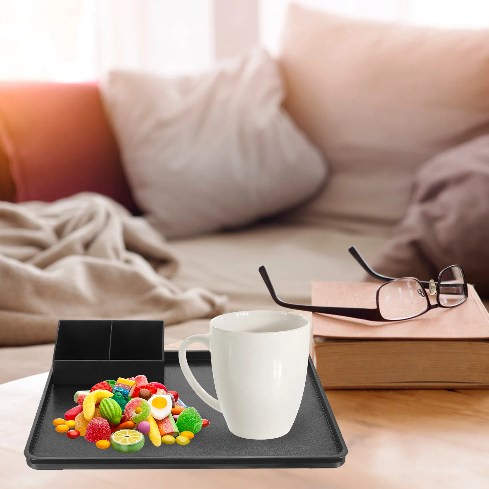Tea Tray Plastic Reusable Food Serving Plate Dessert Tableware Storage Bag Holder Thickened Material Impact Resistance Home
Tea Tray Plastic Reusable Food Serving Plate Dessert Tableware Storage Bag Holder Thickened Material Impact Resistance Home