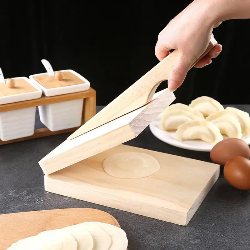 Dumpling Wrapper Maker Wooden Dumpling Making Molddumpling Skin Pressing Plate Dumpling Wrapping Tool Practical Manual Dumpling
Dumpling Wrapper Maker Wooden Dumpling Making Molddumpling Skin Pressing Plate Dumpling Wrapping Tool Practical Manual Dumpling