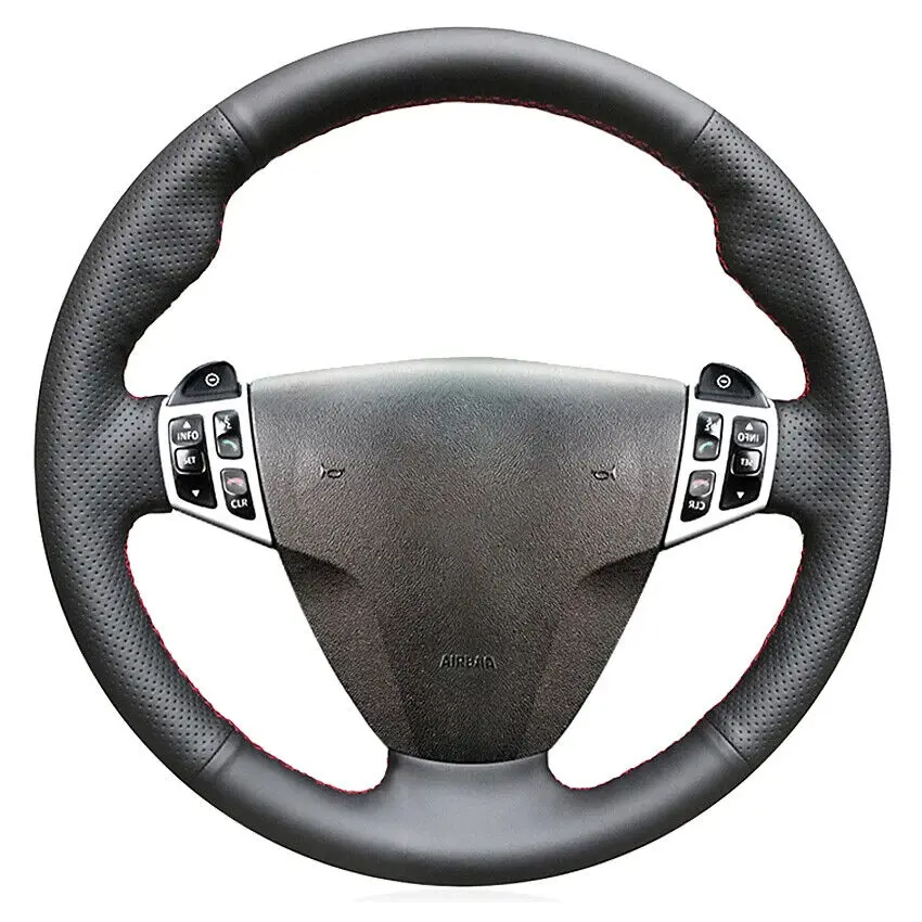 Hand Sewn Non-slip Custom Genuine Leather Hand-stitched Steering Wheel Cover For Saab 9-3 2006-2011 9-5 Interior Accessories
Hand Sewn Non-slip Custom Genuine Leather Hand-stitched Steering Wheel Cover For Saab 9-3 2006-2011 9-5 Interior Accessories