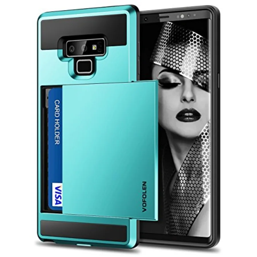 Sliding Cover for Galaxy Note 9 Case Wallet Credit Card Holder ID Slot Pocket Heavy Duty Protection Dual Layer Protective Hard
Sliding Cover for Galaxy Note 9 Case Wallet Credit Card Holder ID Slot Pocket Heavy Duty Protection Dual Layer Protective Hard