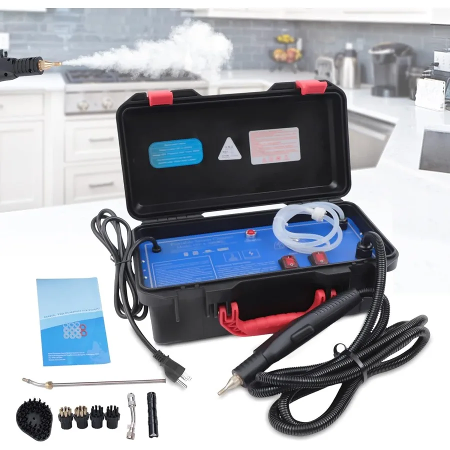 Handheld High Pressure Steam Cleaner 3-3.5 Pa Commercial Pump Steam Washer with Three Cleaning Modes Adjustable Volume Portable
Handheld High Pressure Steam Cleaner 3-3.5 Pa Commercial Pump Steam Washer with Three Cleaning Modes Adjustable Volume Portable