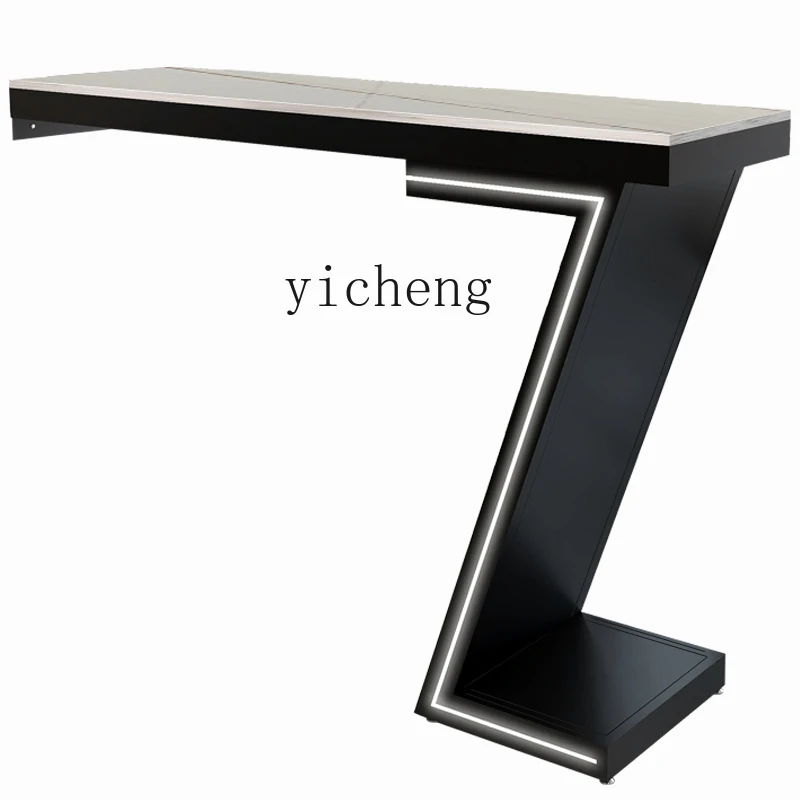 Zz light luxury restaurant partition bar table integrated household living room creative balcony against the wall
Zz light luxury restaurant partition bar table integrated household living room creative balcony against the wall