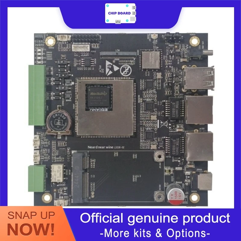 Neardi RK3506 AI Edge Board, Rockchip Processor, Linux Embedded Computing Platform, Industrial AI Development Module