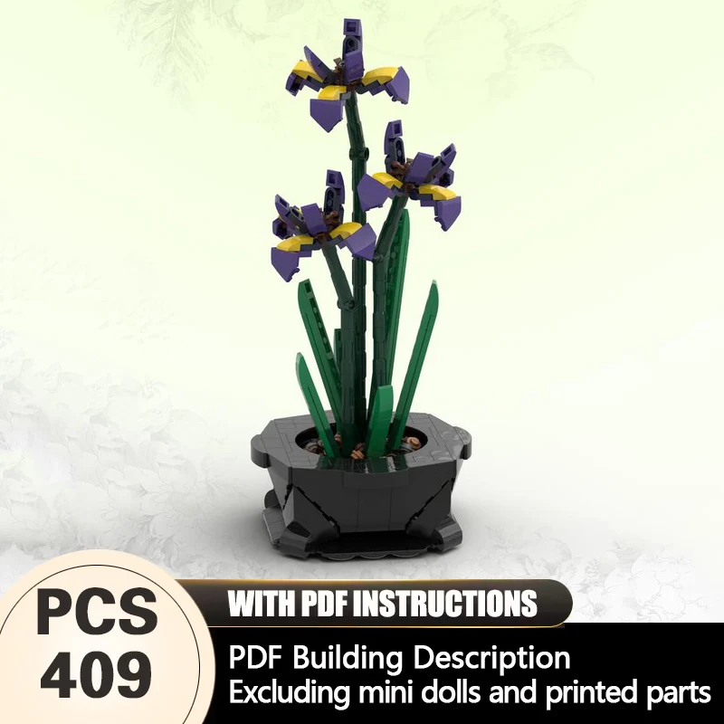 Creators Plant Series Model MOC Building Bricks Siberian Fleur-De-Lis Modular Technology Gift Holiday Assemble Children Toy Suit
Creators Plant Series Model MOC Building Bricks Siberian Fleur-De-Lis Modular Technology Gift Holiday Assemble Children Toy Suit