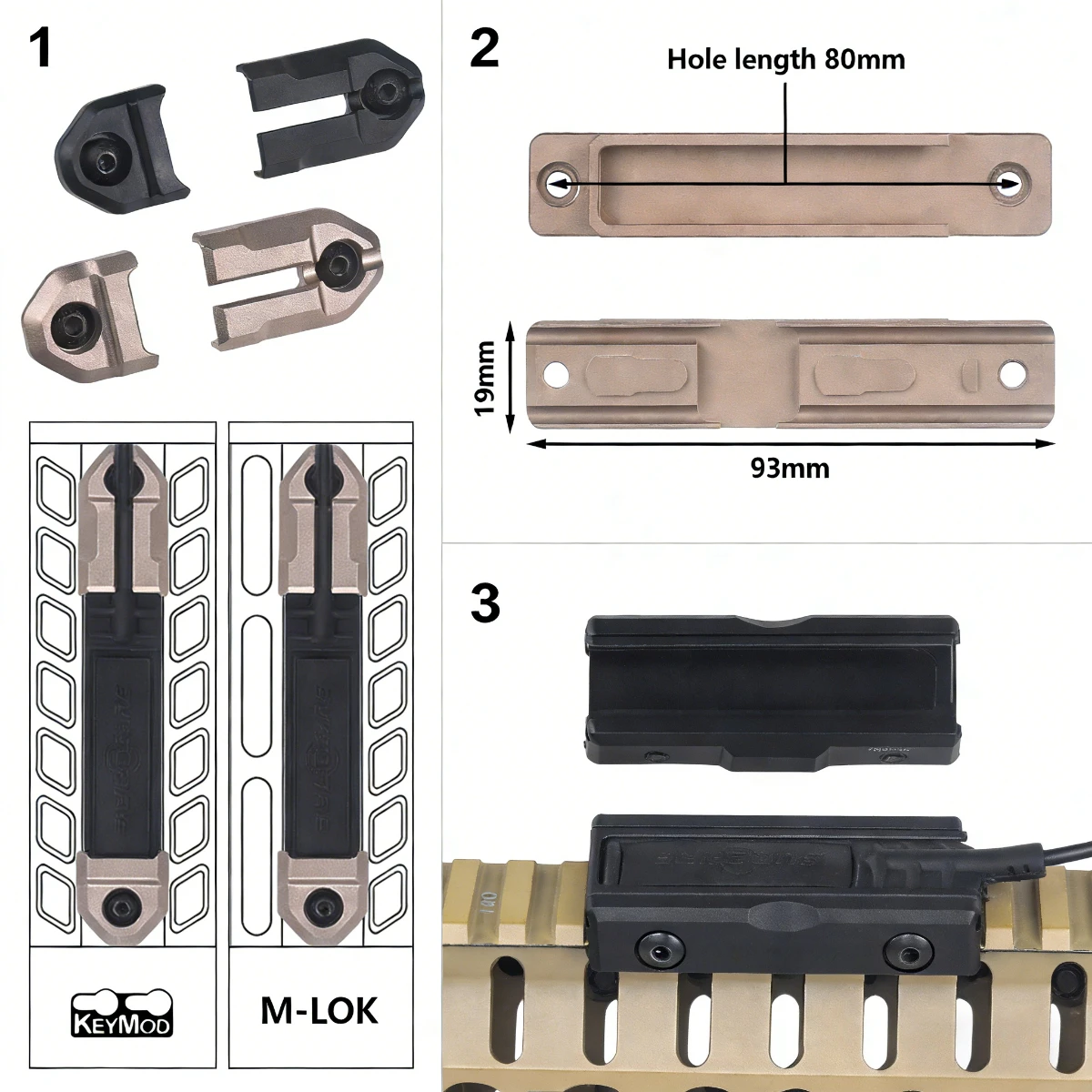 SF Mouse Tail Switch Fixed Base Fit 20mm Picatinny M-LOK Keymod Rail SureFire M300 M600 Flashlight Accessories
SF Mouse Tail Switch Fixed Base Fit 20mm Picatinny M-LOK Keymod Rail SureFire M300 M600 Flashlight Accessories