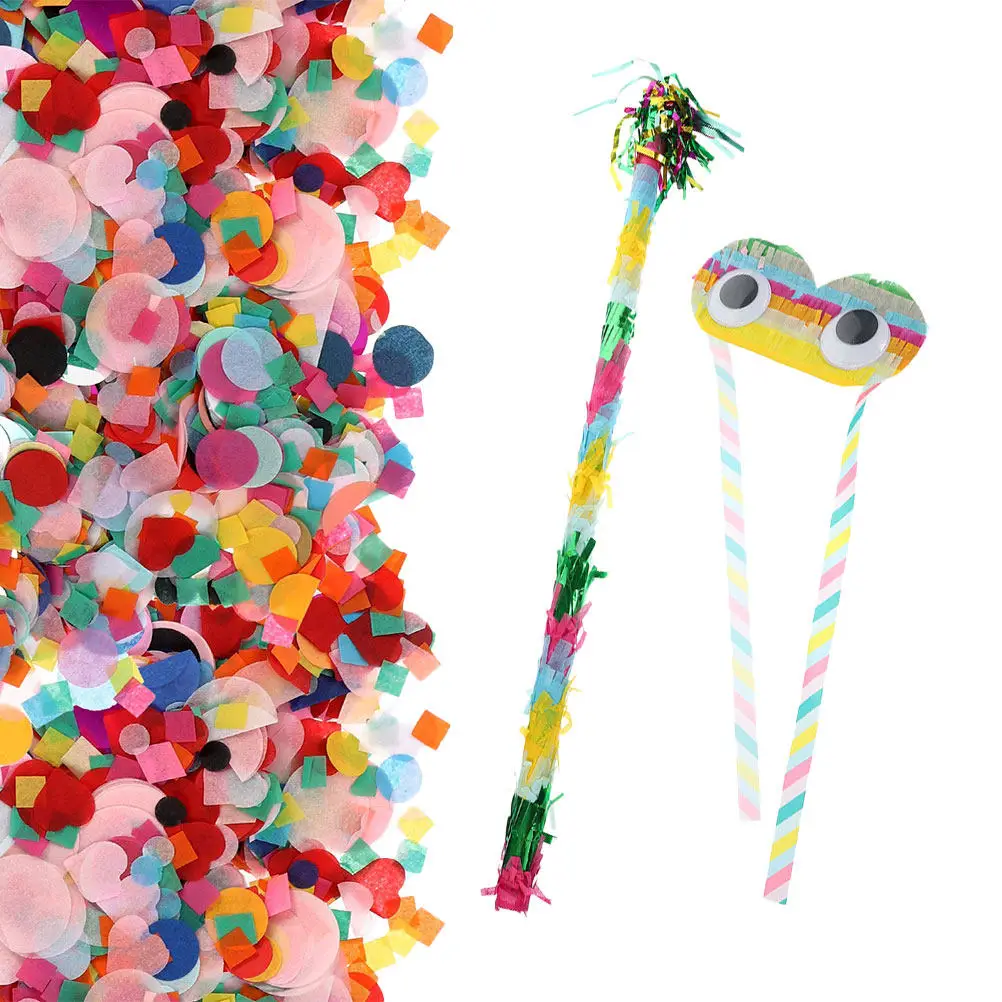 1 Set Of Pinata Stick Party Game Props Colorful Paper Confetti Eyeglass For Birthday Carnival Festival Celebration Supplies
1 Set Of Pinata Stick Party Game Props Colorful Paper Confetti Eyeglass For Birthday Carnival Festival Celebration Supplies