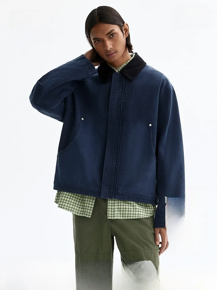 H&M Spring New Men's Workwear ort Jaet Loose Fit Cotton 00% Versatile Daily Use 37990 Casual Work Sle
H&M Spring New Men's Workwear ort Jaet Loose Fit Cotton 00% Versatile Daily Use 37990 Casual Work Sle