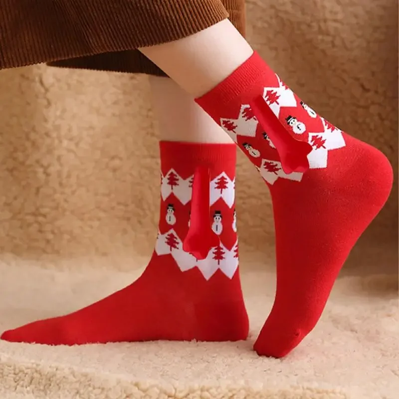 1 Pair Cartoon Cotton Sock Couple Socks Creative Breathable Magnetic Suction Socks Hand In Hand Mid Tube Socks With Magnet
1 Pair Cartoon Cotton Sock Couple Socks Creative Breathable Magnetic Suction Socks Hand In Hand Mid Tube Socks With Magnet