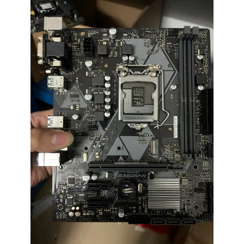 Used mATX Motherboard for ASUS PRIME B360M-K LGA1151 B360 DDR4 NVMe M.2 DVI VGA
Used mATX Motherboard for ASUS PRIME B360M-K LGA1151 B360 DDR4 NVMe M.2 DVI VGA